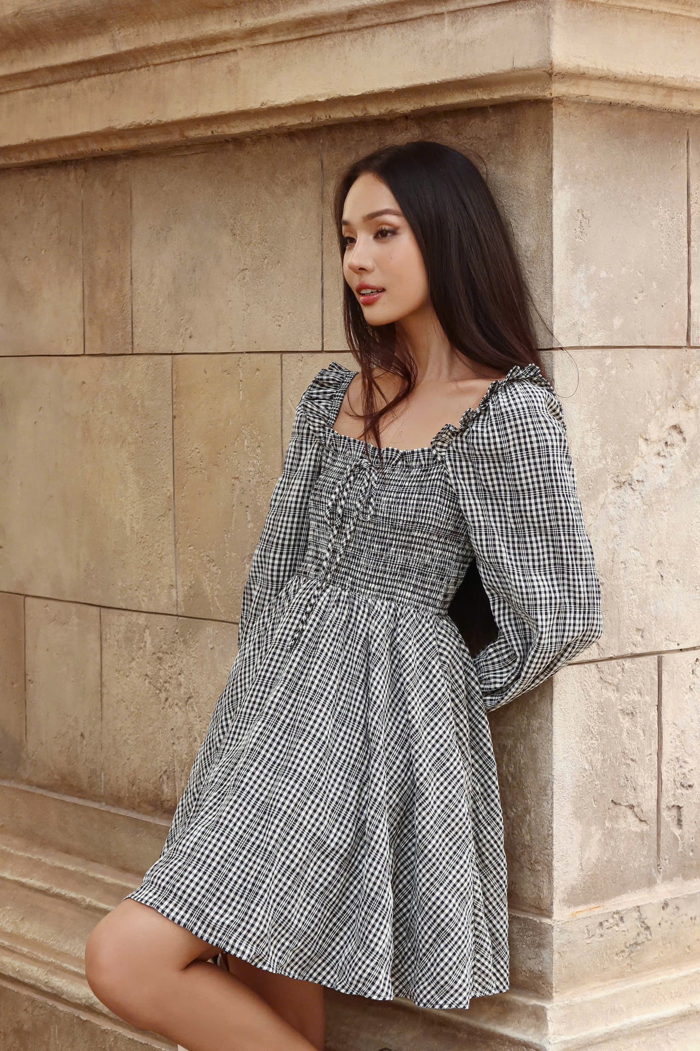 Jennie plaid dress