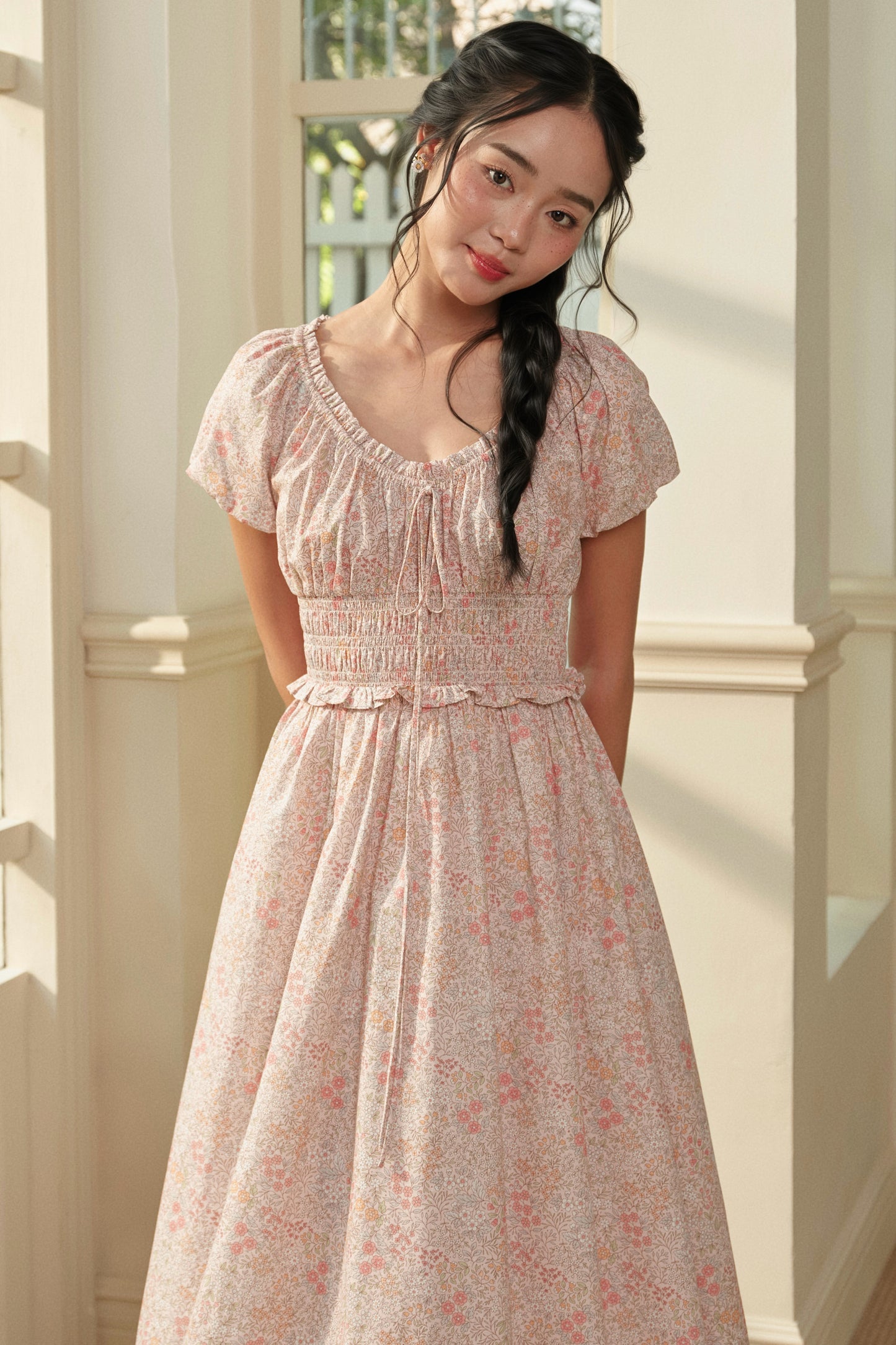Margot dress in Wildflower Blush