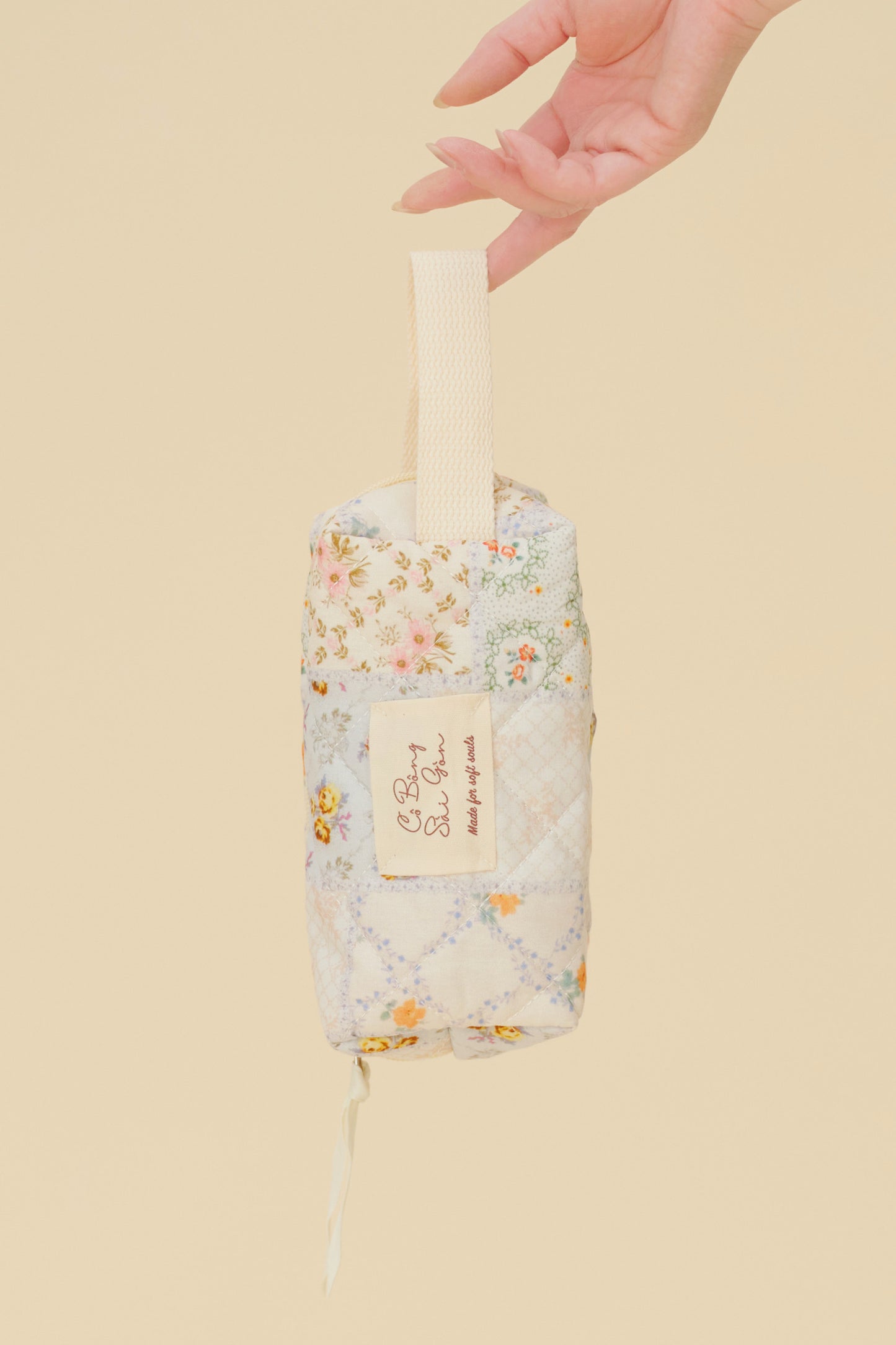Quilted Vanity Pouch 
In Jardin 𝜗𝜚˚⋆