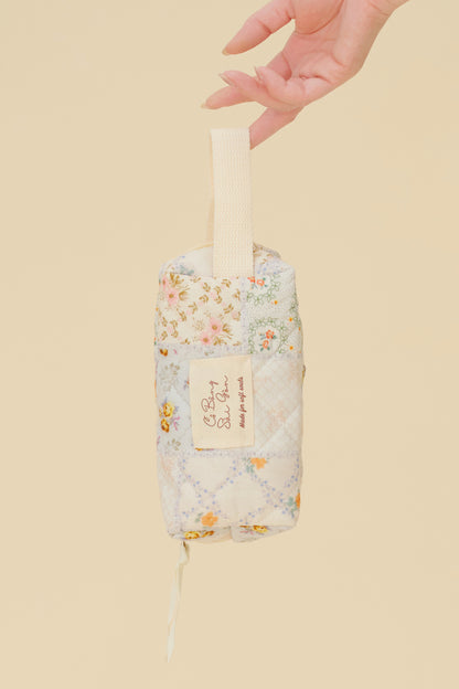 Quilted Vanity Pouch 
In Jardin 𝜗𝜚˚⋆