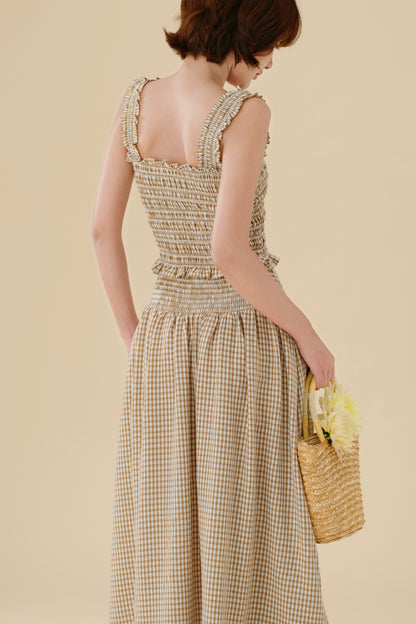 Miu - Mei set in Brown Checked