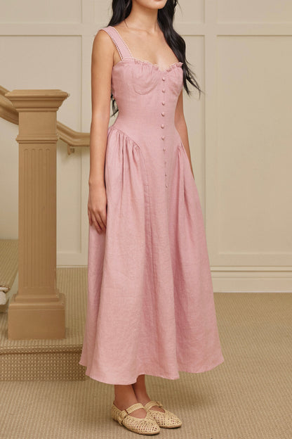 Katrine dress in Dusty Rose