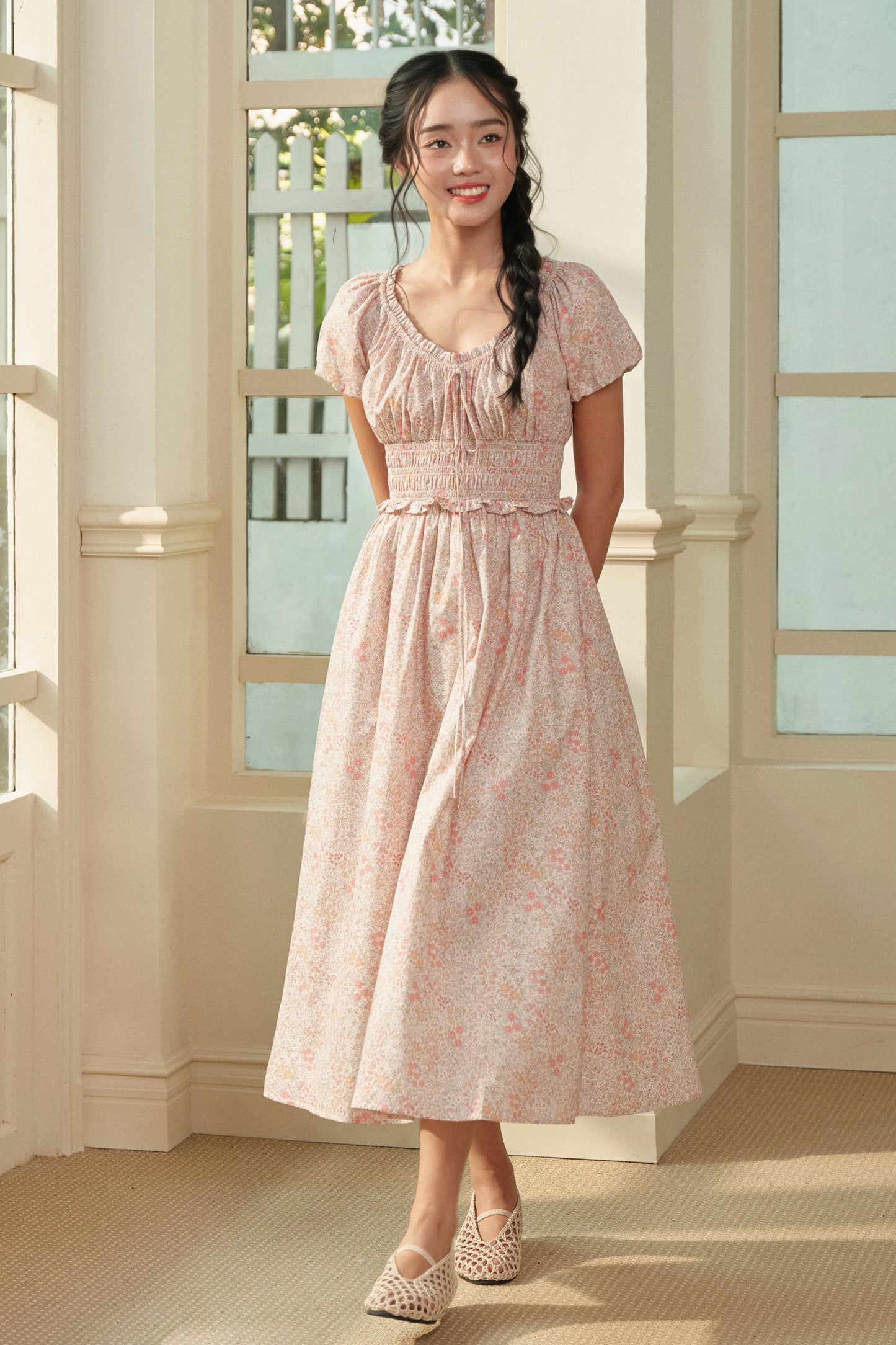 Margot dress in Wildflower Blush