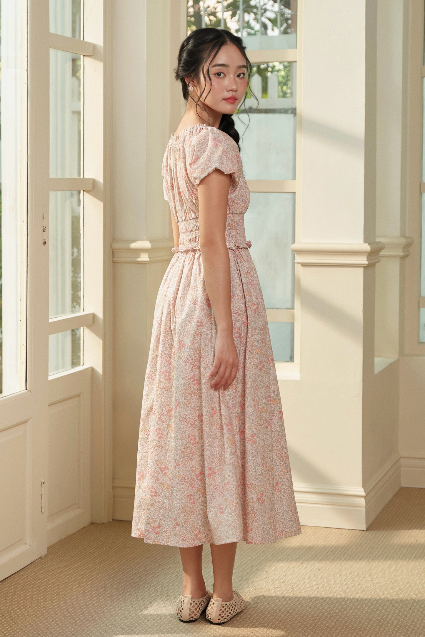 Margot dress in Wildflower Blush