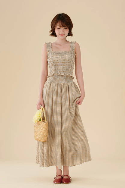 Miu - Mei set in Brown Checked