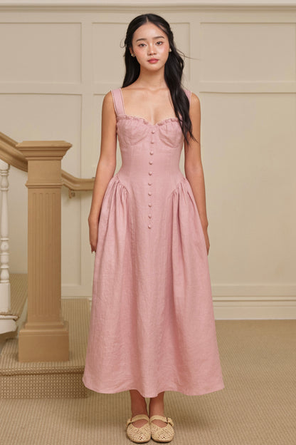 Katrine dress in Dusty Rose
