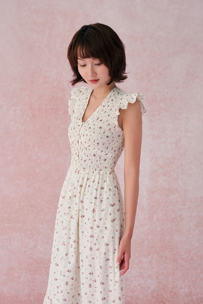 Claire dress in Rosebud