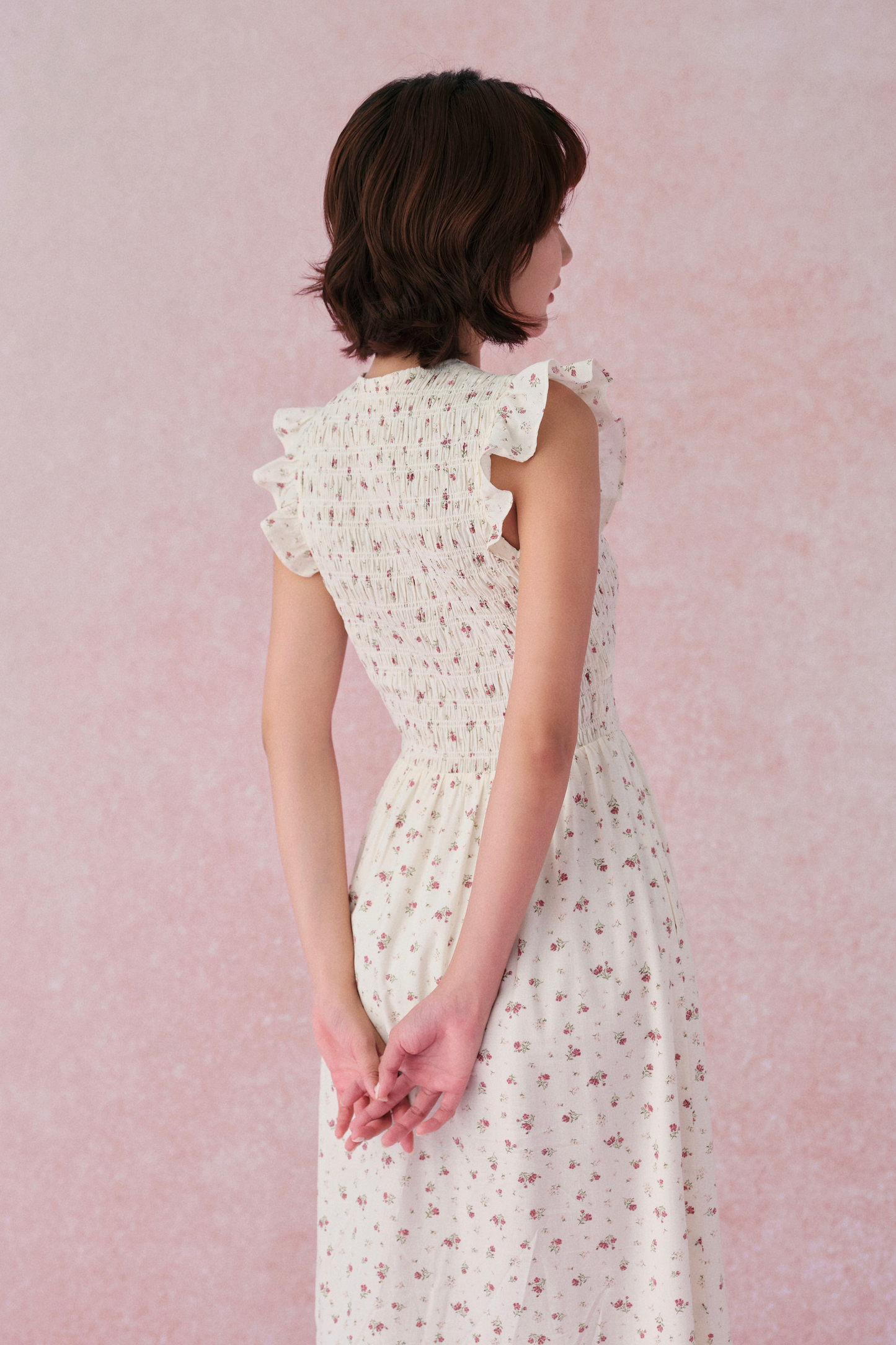 Claire dress in Rosebud