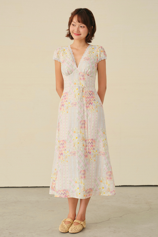 Perla dress in Secret Posy