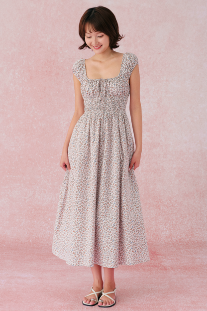 Marie dress in Ceramic Petals Cotton