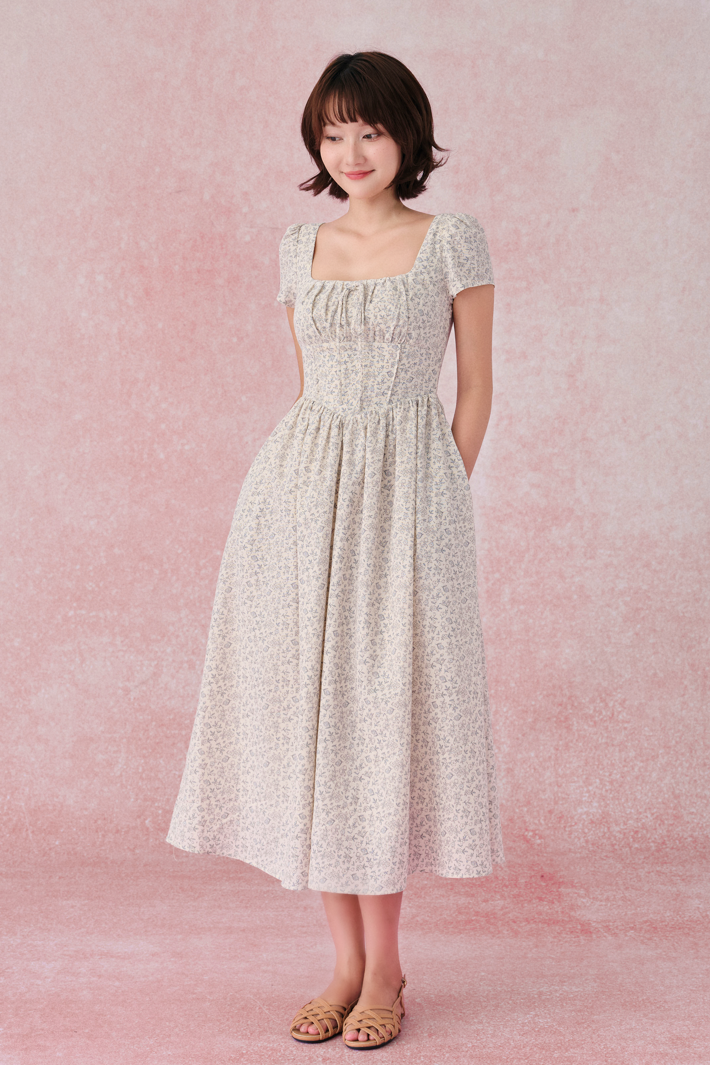Hannah dress in Misty