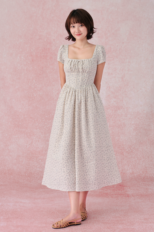 Hannah dress in Misty