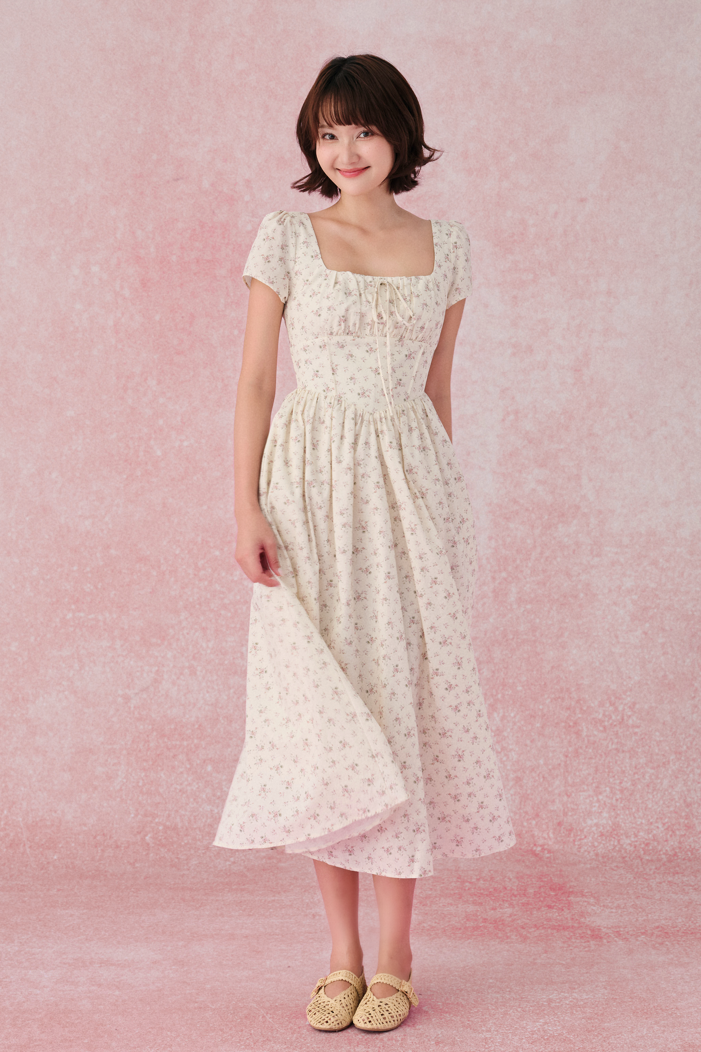 Hannah dress in Lilac Meadow