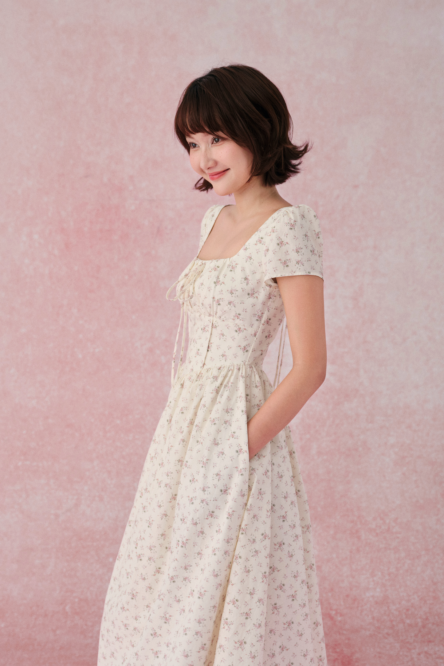 Hannah dress in Lilac Meadow