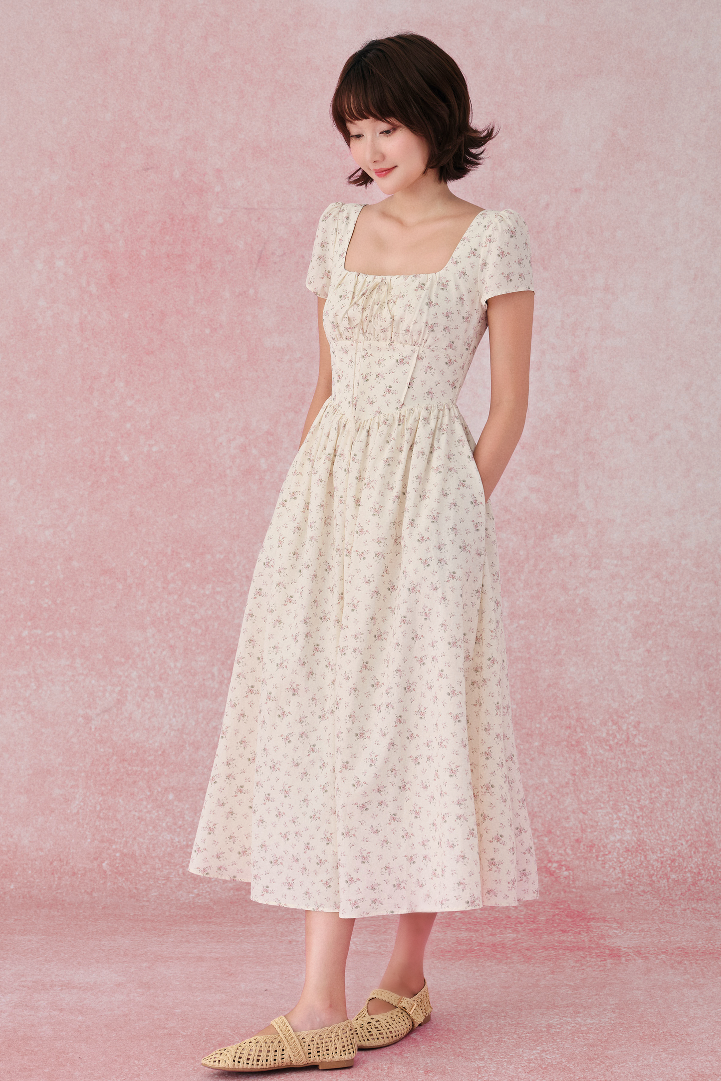 Hannah dress in Lilac Meadow