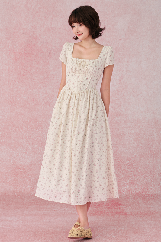 Hannah dress in Lilac Meadow