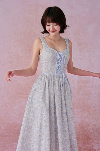 Barbara dress in Bluebell Breeze