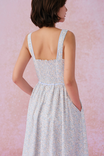 Barbara dress in Bluebell Breeze