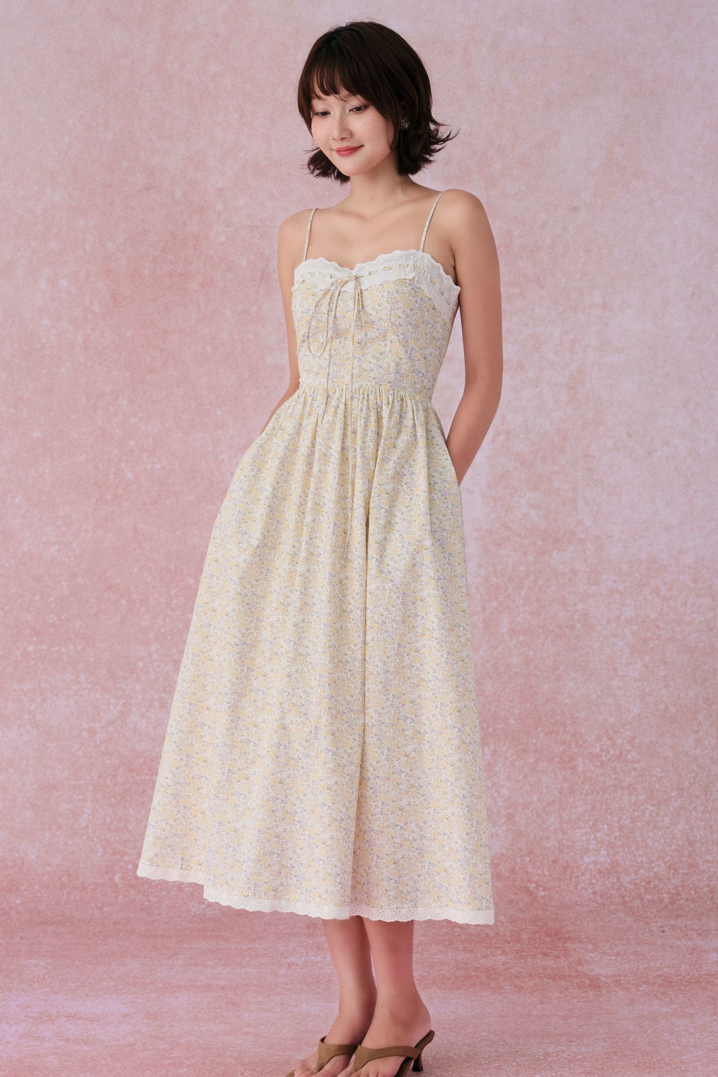 Elowen dress in Buttercup Meadow