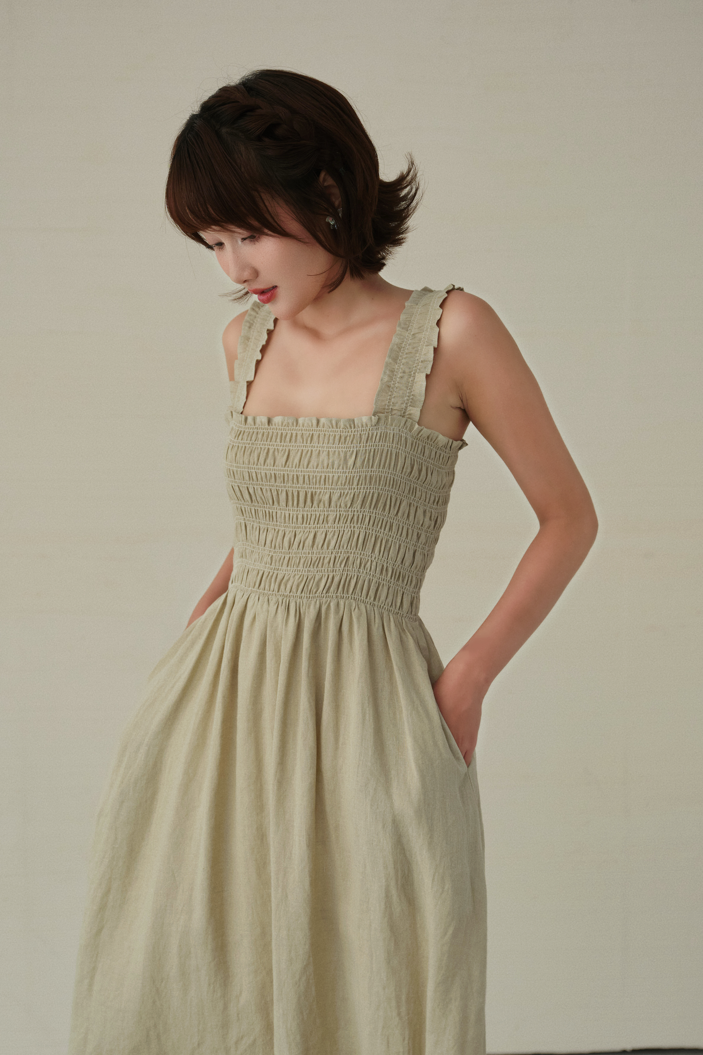 Đầm Thyme - Sage Green