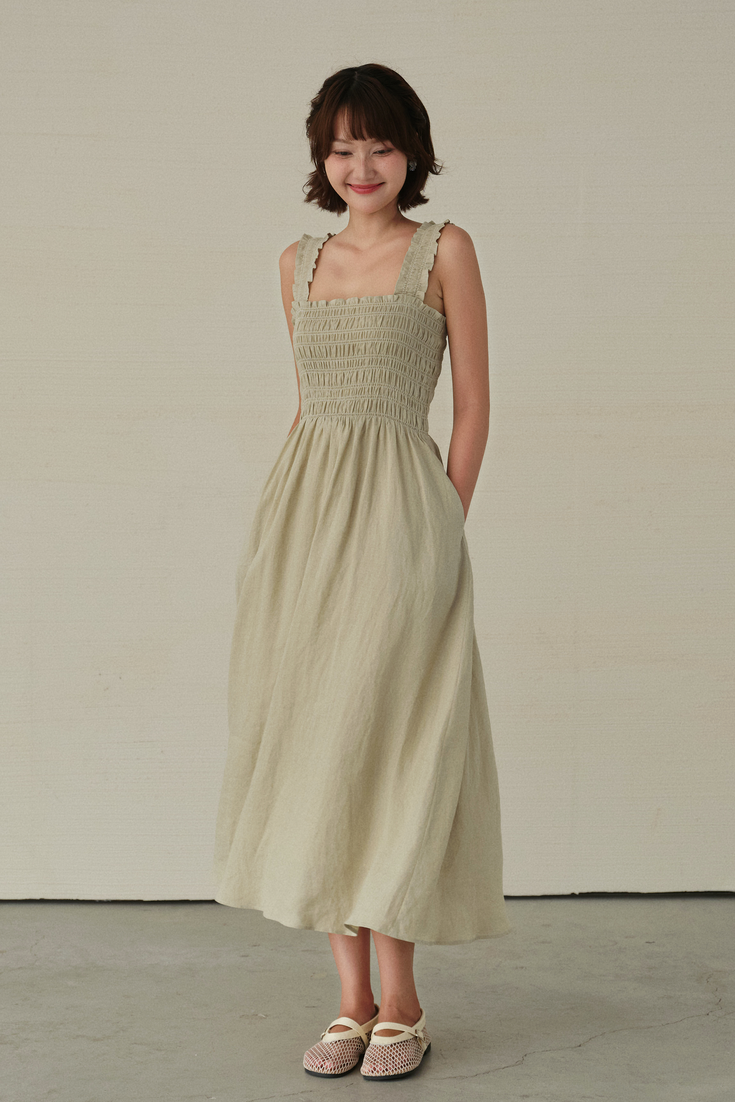 Đầm Thyme - Sage Green