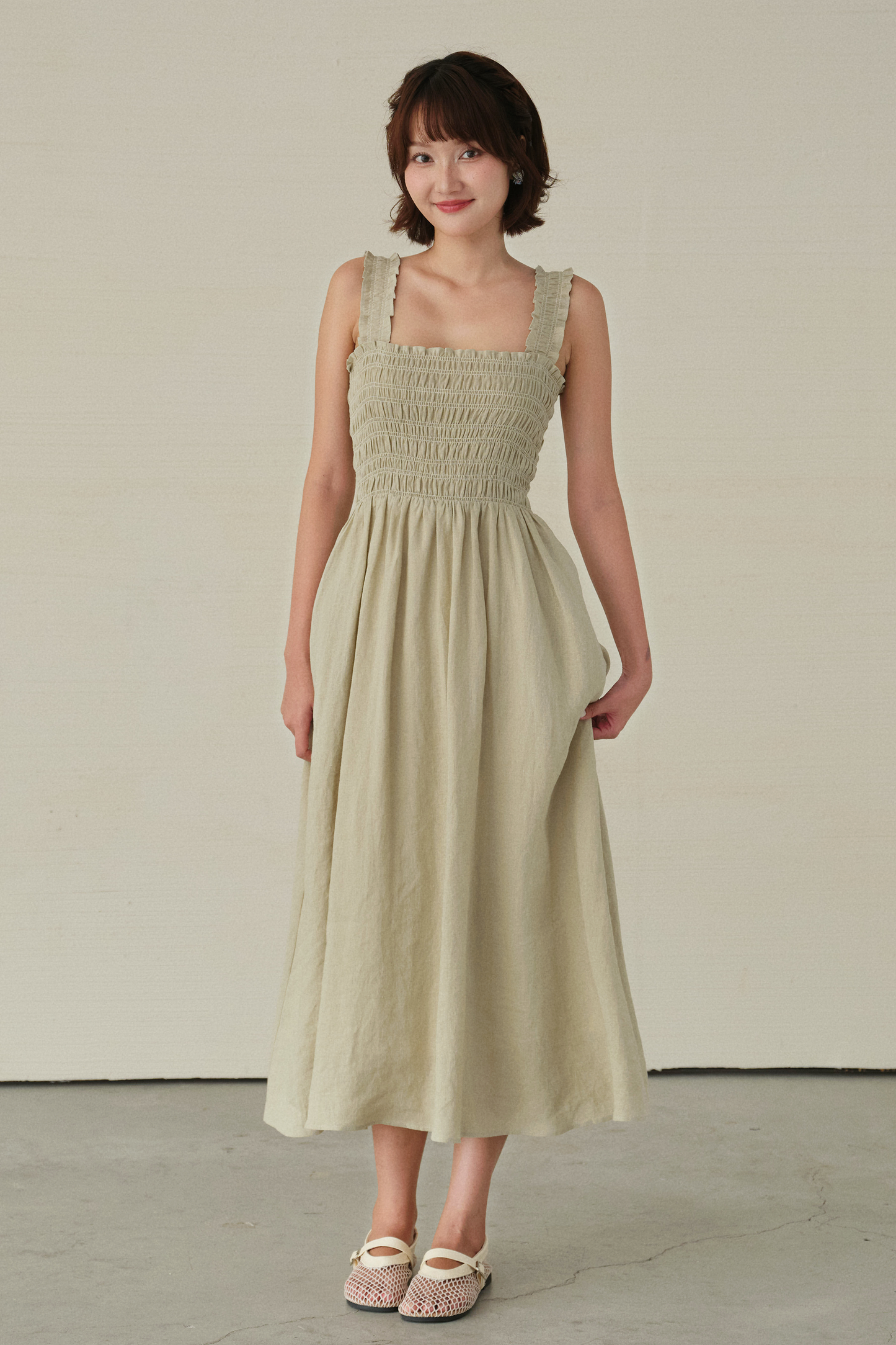 Đầm Thyme - Sage Green