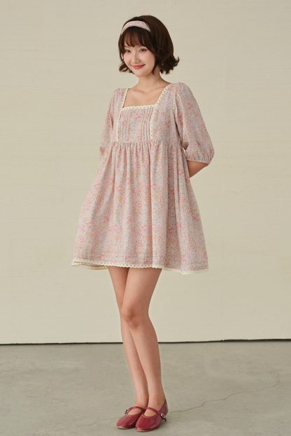 Clara dress in Wildflower Blush
