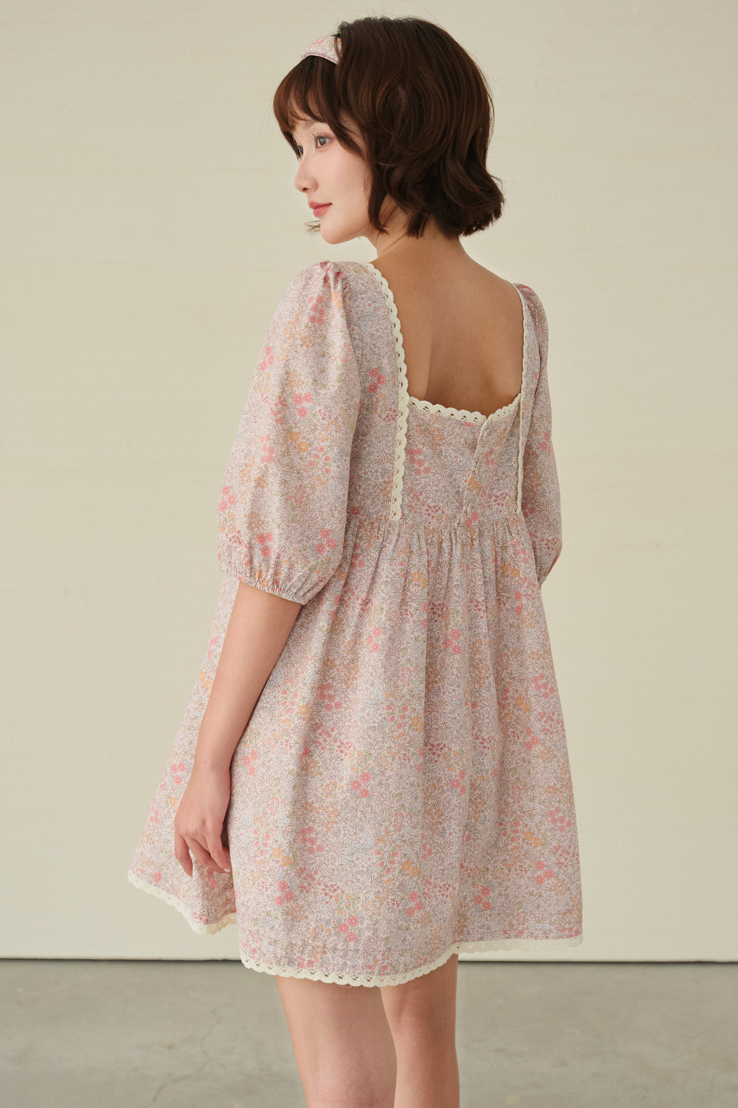 Clara dress in Wildflower Blush
