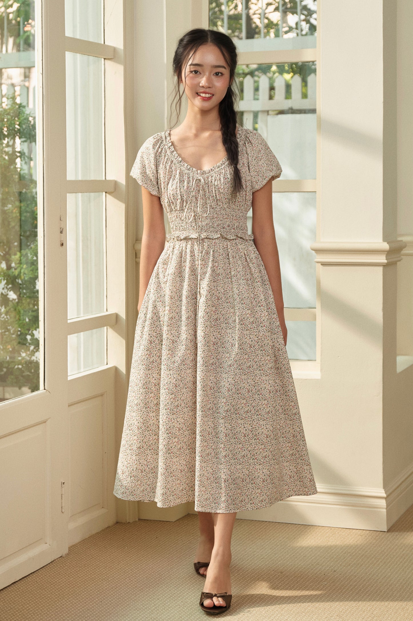 Margot dress in Petite Flora
