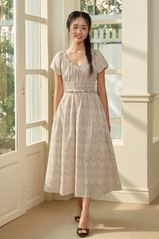 Margot dress in Petite Flora