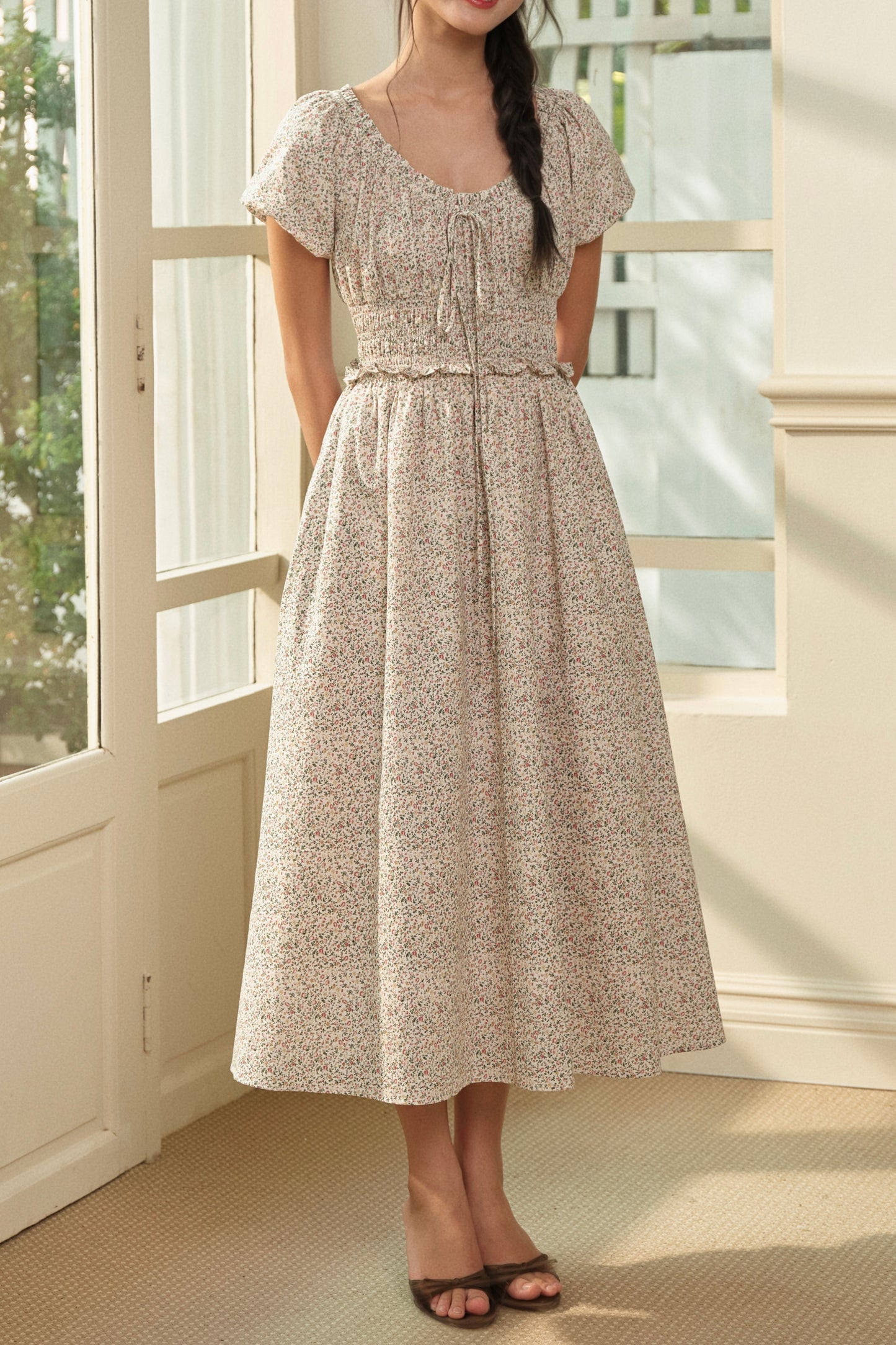 Margot dress in Petite Flora