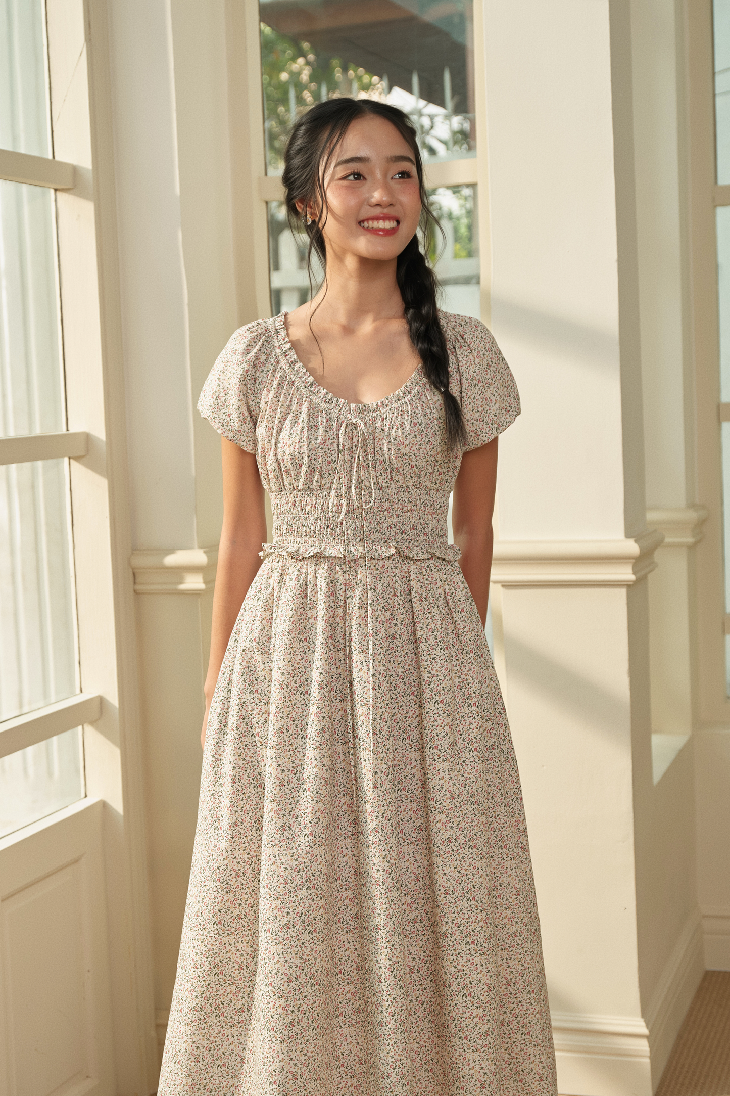Margot dress in Petite Flora