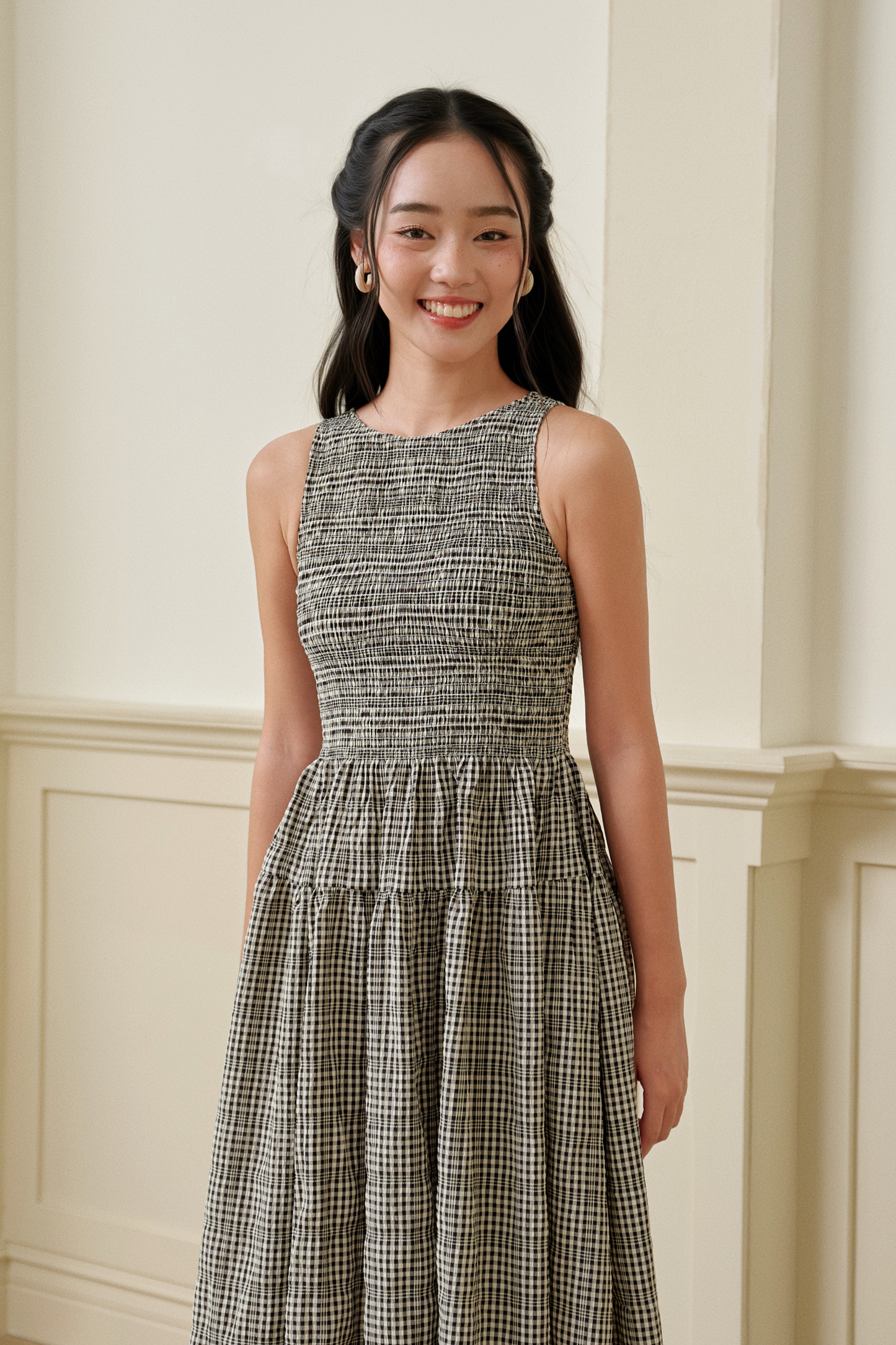 Đầm Camille midi - Ink Check