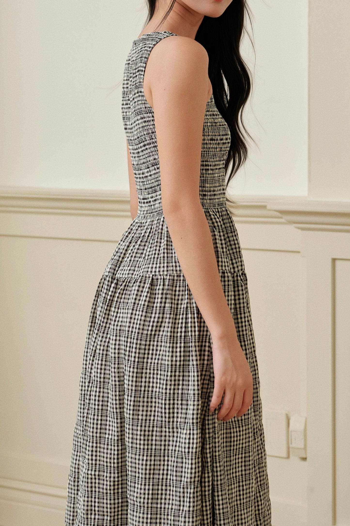 Đầm Camille midi - Ink Check