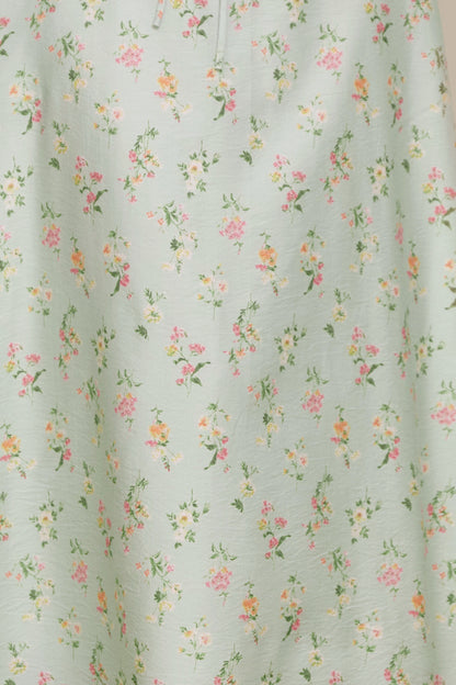 Adeline dress in Green Briar