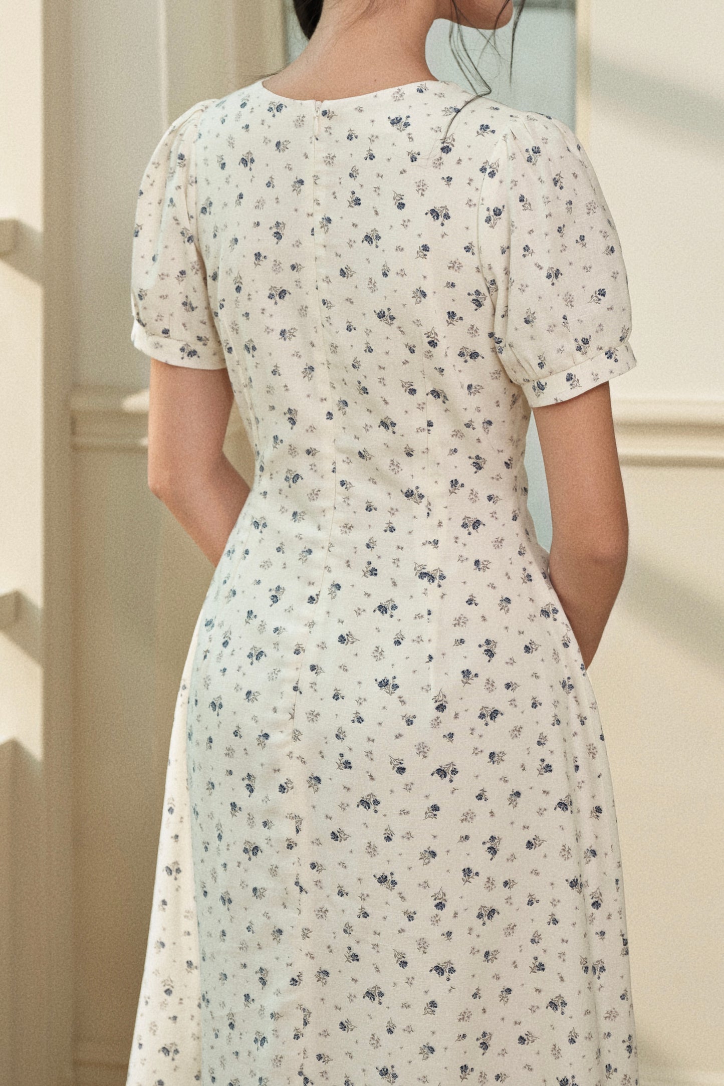 Helena dress in Bluebud