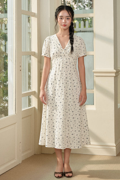 Helena dress in Bluebud