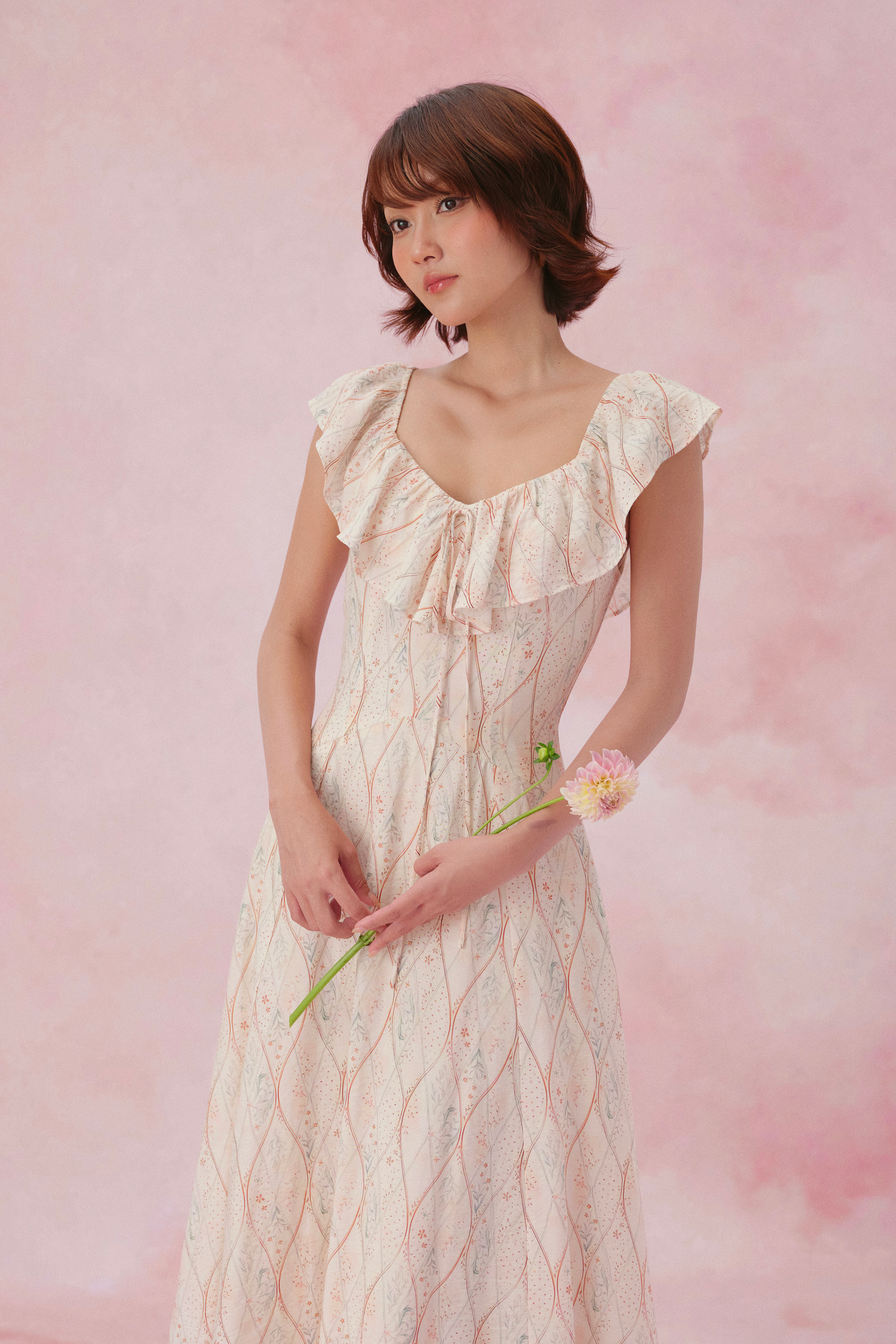 Velda dress in Ivy