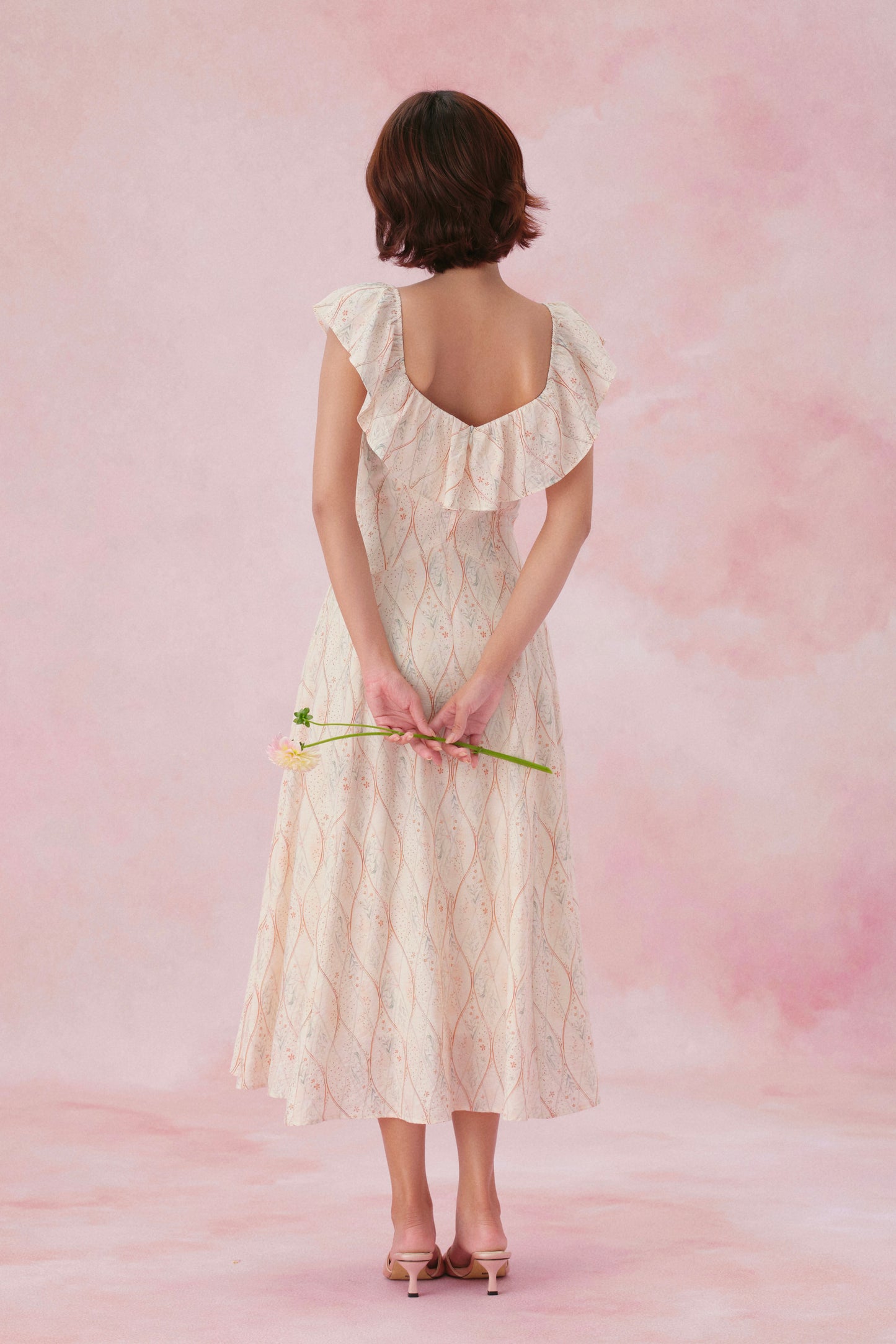 Velda dress in Ivy