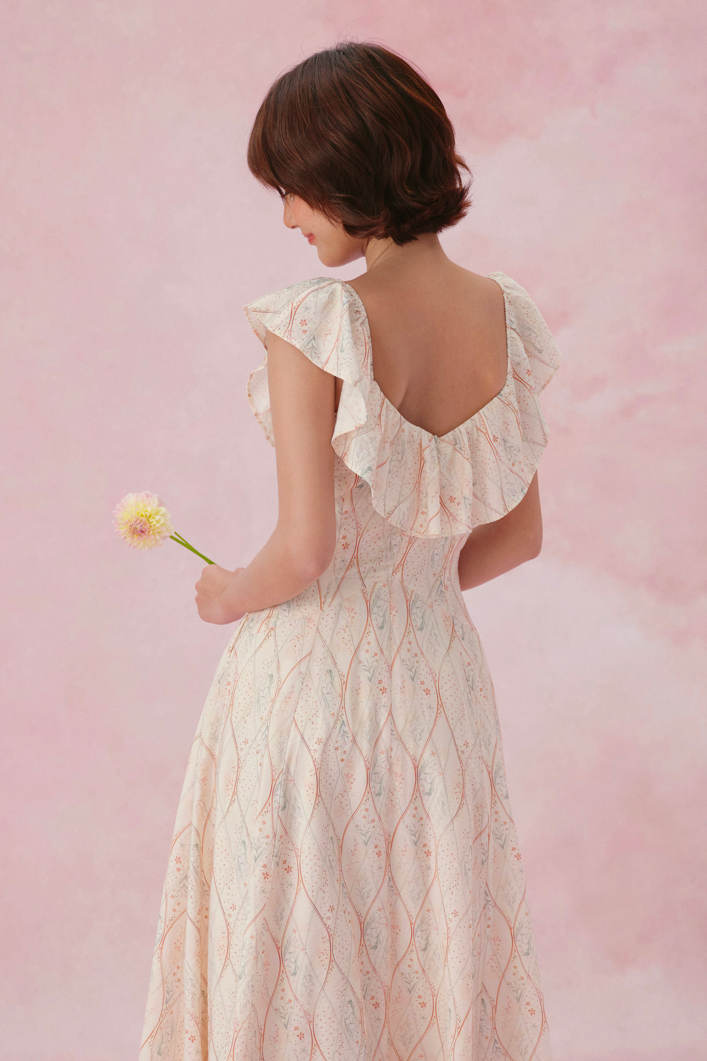 Velda dress in Ivy