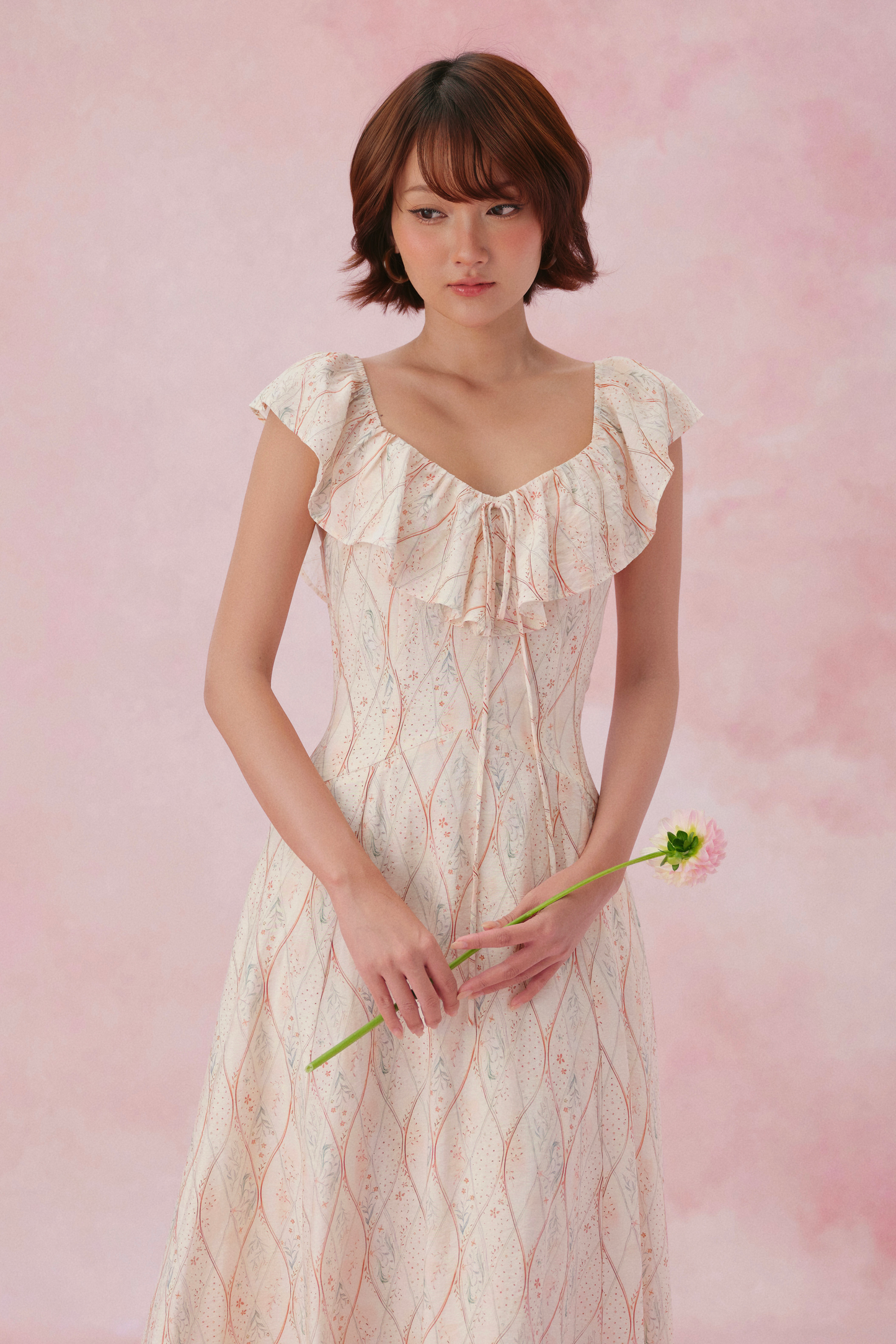 Velda dress in Ivy