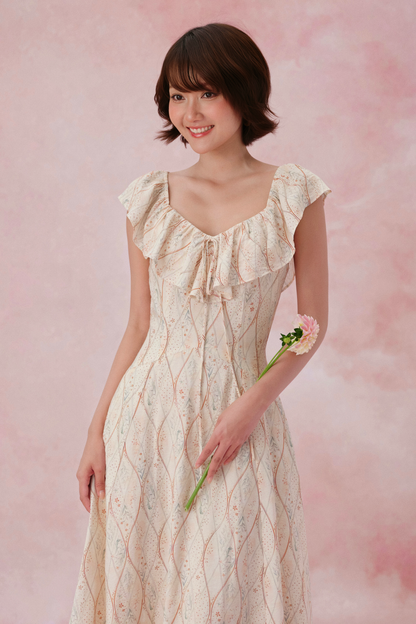 Velda dress in Ivy