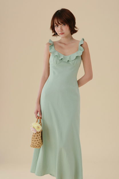 Joan dress in Mint