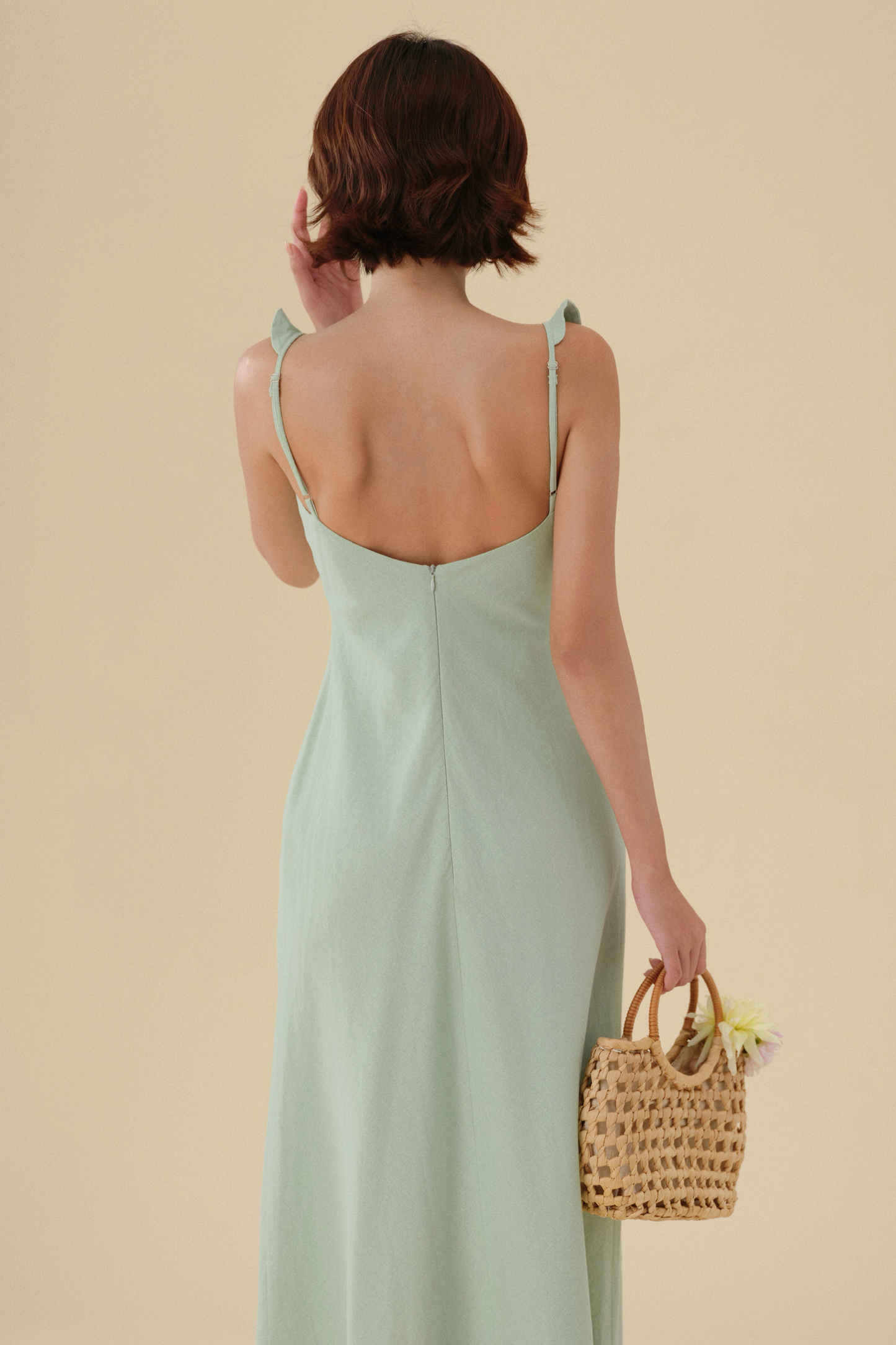 Joan dress in Mint