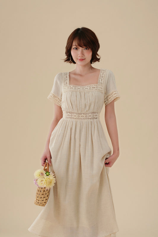 Đầm Xenia - Natural Linen