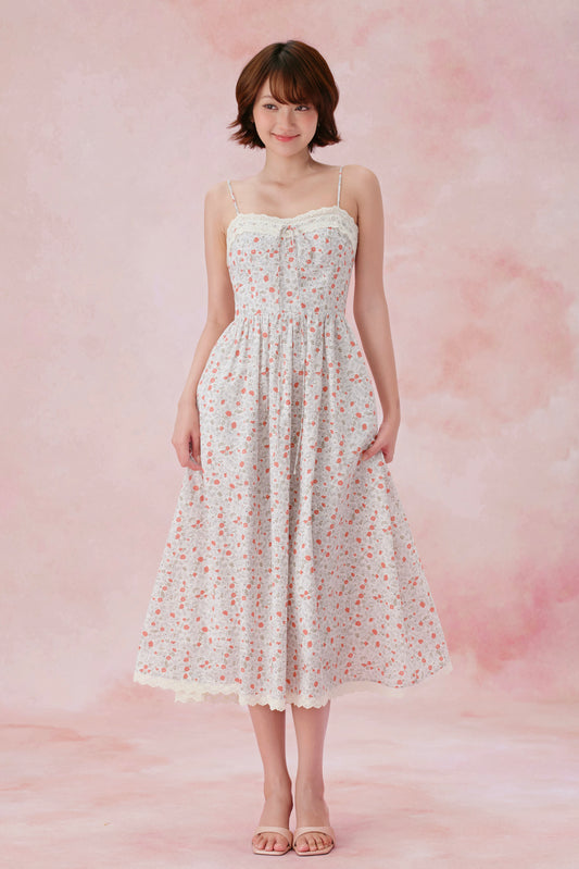 Elowen dress in Poppy Field