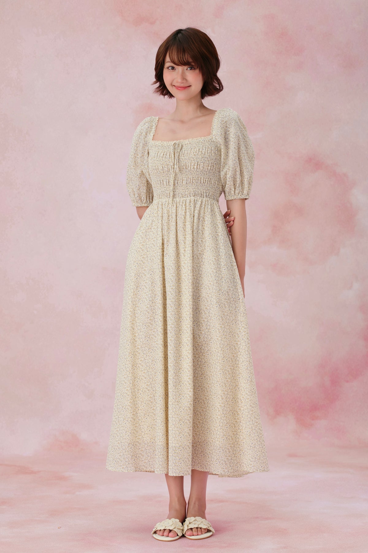 Morgan dress in Marigold