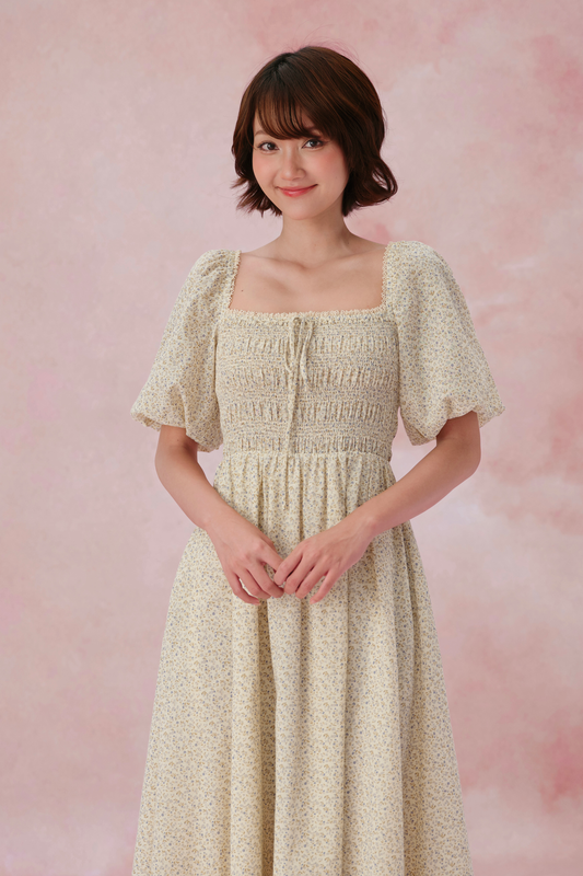 Morgan dress in Marigold