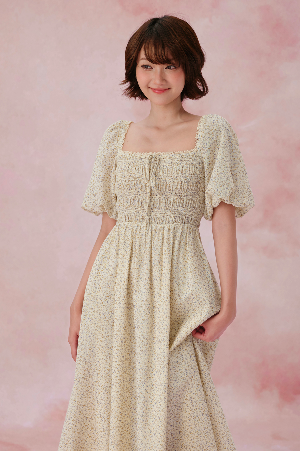 Morgan dress in Marigold