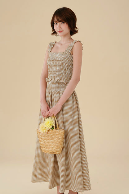 Miu - Mei set in Brown Checked